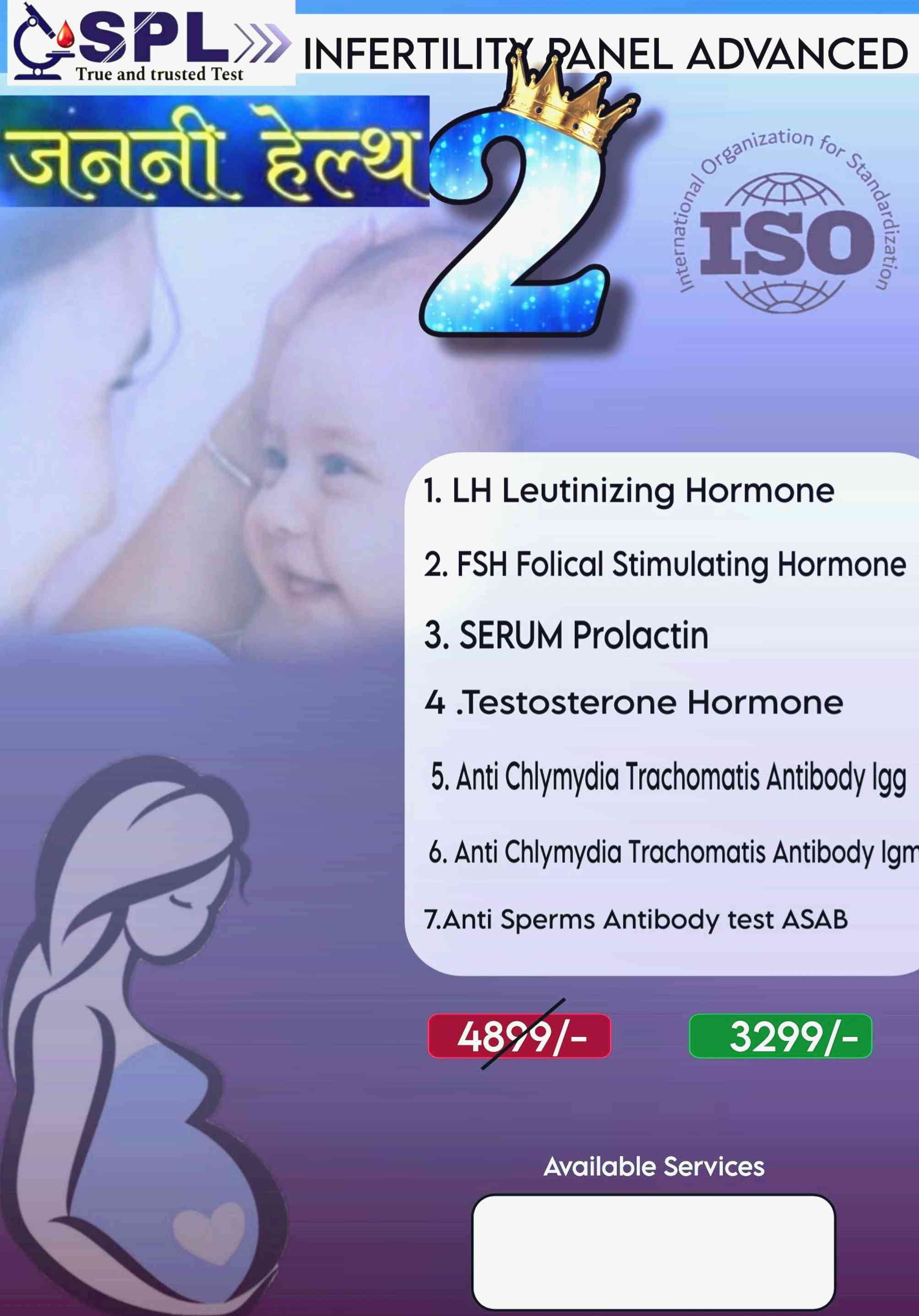 JANNI HEALTH ADVANCED INFERTILITY PANEL 2024