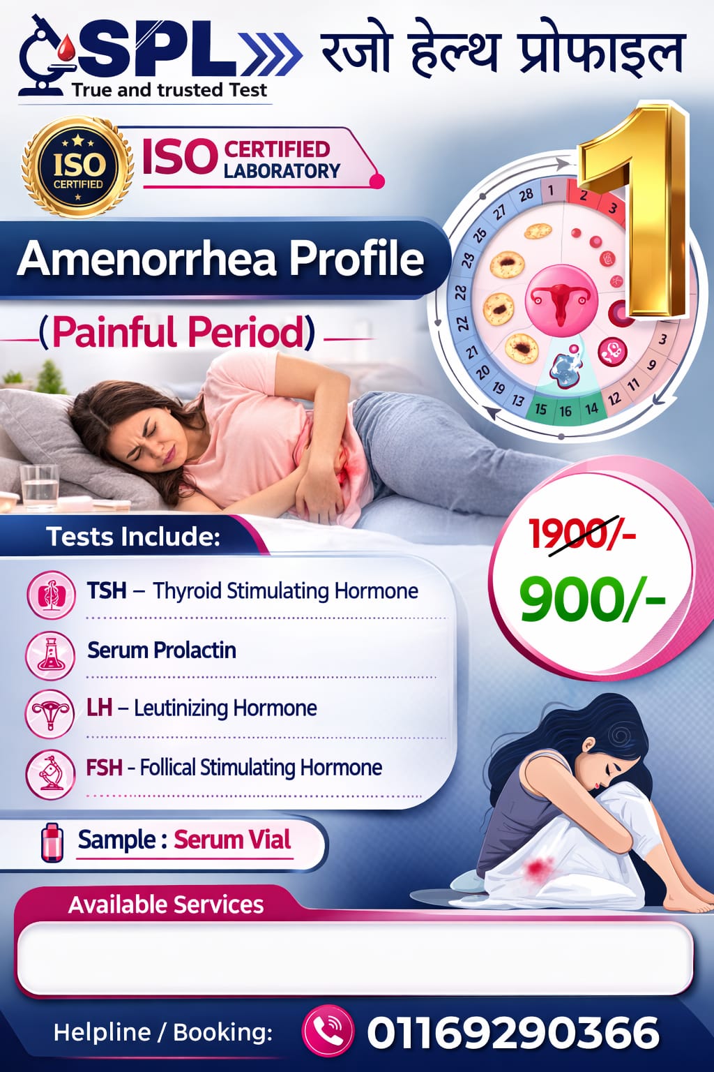 SPL  Amenorrhea Profile (Painful Period )